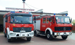 OSP Miękinia z nowym wyposażeniem. GOPS przekazał strażakom misie