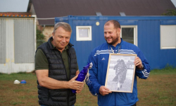 Tadeusz Pawłowski na treningu Ambrozji Bogdaszowice