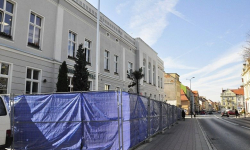 Przed starostwem wycięli krzewy i żywopłot. Dlaczego?