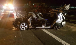 Na DK 94 osobówka zderzyła się z autem dostawczym. Są poszkodowani [foto]