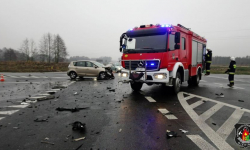 Dwie kolizje w ciągu jednego dnia na obwodnicy w Miękini [raport strażaków]