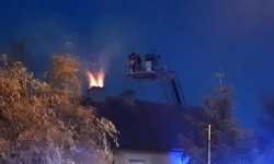 Dwa pożary sadzy w ciągu jednego dnia. Paliło się w Kostomłotach i Szczepanowie