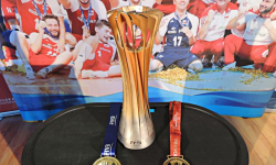 Puchar Mistrzów Świata w Siatkówce Mężczyzn z 2018 roku prezentowany był w Miękini