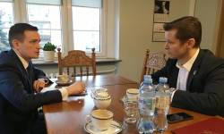 Poseł Michał Jaros spotkał się z wójtem Malczyc. Rozmawiali m.in. o obwodnicy wsi Chełm [video]
