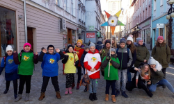 Dzieci z Udanina na spotkaniu kolędników w Dzierżoniowie