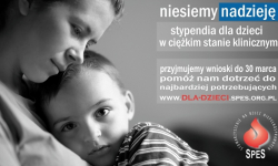 Stypendia dla dzieci w ciężkim stanie klinicznym
