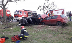 Poważny wypadek koło Ramułtowic. Kilka osób zostało poszkodowanych [foto]