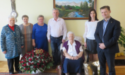 Setne urodziny mieszkanki Chomiąży - Franciszki Połeć