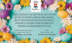 Wielkanocne życzenia od władz gminy Malczyce