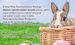 Wielkanocne życzenia od władz gminy Udanin