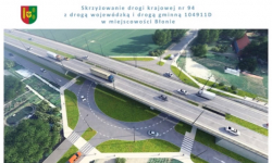 Dwupoziomowe skrzyżowanie w Błoniu [wizualizacja]. Podpiszą list intencyjny