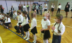 Rozpoczęcie roku szkolnego w SP im. A. Mickiewicza w Udaninie