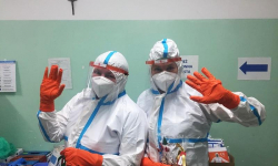 „W podziękowaniu dla naszych bohaterów lekarzy”. Akcja uczniów z gminy Kostomłoty