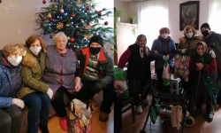 Świąteczne paczki dla seniorów z Dziennego Domu Seniora w Osieku