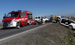 Wypadek na krajowej "piątce" w pobliżu Osieka. Poszkodowane trzy osoby