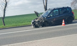 Kolizja w miejscowości Błonie