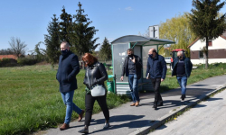 Pełniący obowiązki wójta Marcin Matyja odwiedził wczoraj Kwietno