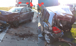 Groźny wypadek na A4. 6-latka reanimowana na miejscu zdarzenia. Lądował helikopter LPR