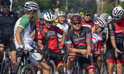 Wyścig kolarski i rowerowy przejazd rodzinny w Udaninie