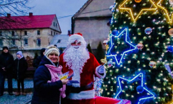 Wizyta Świętego Mikołaja w Udaninie