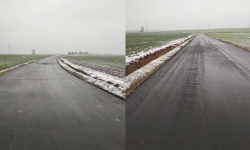 Przebudowa drogi Świdnica Polska - Sikorzyce dobiega końca