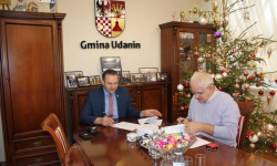 Rozwój infrastruktury sportowo – rekreacyjnej na terenie Gminy Udanin. Podpisano umowę