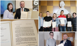 Prezes Rady Ministrów nagrodził uczniów powiatowych szkół