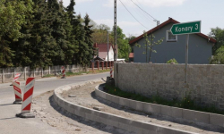 Trwa przebudowa dróg powiatowych relacji Konary - Księżyce