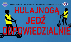 „Jednośladem bezpiecznie do celu", jak bezpiecznie poruszać się hulajnogą elektryczną