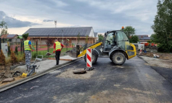 Trwa przebudowa ulicy Willowej i Dębowej w Miękini