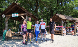 Podczas Letniego Pikniku Rowerowego dokonano otwarcia wiat rekreacyjno-turystycznych w Dębkach