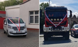 Wozy strażackie dla OSP Bukówek i OSP Rakoszyce poświęcone