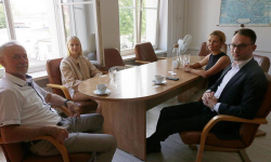 Starosta spotkał się z przedstawicielami Winnic Jaworek z Miękini