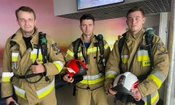 Strażacy z powiatu średzkiego wzięli udział w honorowej akcji 2001-2022 9/11 Memorial Stair Climb