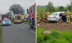 Wypadek dwóch samochodów pod Ramułtowicami. Mocny apel strażaków!