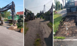 Trwa remont ulicy Wierzbowej w Konarach