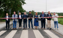 Przebudowana droga z Brzeziny do granicy powiatu oddana do użytku