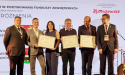 Powiat Średzki otrzymał wyróżnienie w rankingu "Lider w pozyskiwaniu funduszy zewnętrznych"