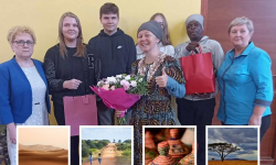 Niezwykłe spotkanie z Dorotą Pichowicz. Uczniowie w Kostomłotach poznali Malawi [Zdjęcia]