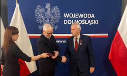 Ryszard Pisarek radny gminy Kostomłoty odznaczony przez Prezydenta RP