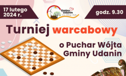 Turniej warcabowy o Puchar Wójta Gminy Udanin