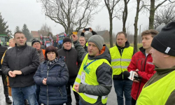 Trwa protest Rolników 