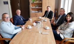 Wiceminister infrastruktury w Starostwie Powiatowym. Rozmawiano m.in. o inwestycjach drogowych