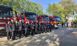 Poświęcenie nowego wozu strażackiego OSP Brodno