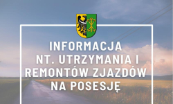 Komunikat w sprawie utrzymania oraz remontów zjazdów z dróg powiatowych na prywatne posesje 