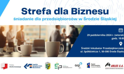 Śniadanie biznesowe w Średzkim Inkubatorze Przedsiębiorczości