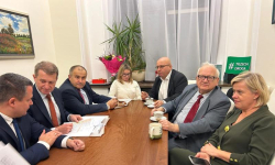 Spotkanie burmistrza Miękini z sekretarzem Stanu w Ministerstwie Sportu i Turystyki