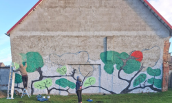 Nowy sprzęt AGD, mural i Mikołajki w Wojnowicach!