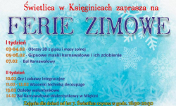 Ferie zimowe w świetlicach wiejskich w Gminie Miękinia – czas pełen wrażeń!