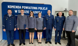 Uroczyste wręczenie aktów mianowania oraz rozkazów personalnych w KPP Środa Śląska